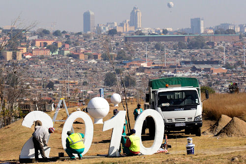 Preparativos para la copa del mundo en Sudáfrica 2010 (38 fotos en total)