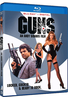 Blu-ray Cover for Mill Creek Entertainment's GUNS, directed by Andy Sidaris.