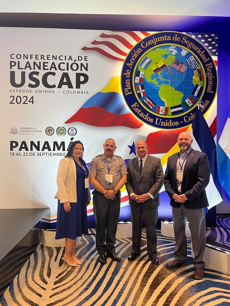 Policía Nacional participa en la Conferencia de Planeación USCAP 2024 en Panamá 
