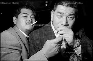 Yakuza in Asakusa, Tokyo. Courtesy of Magnum Photos