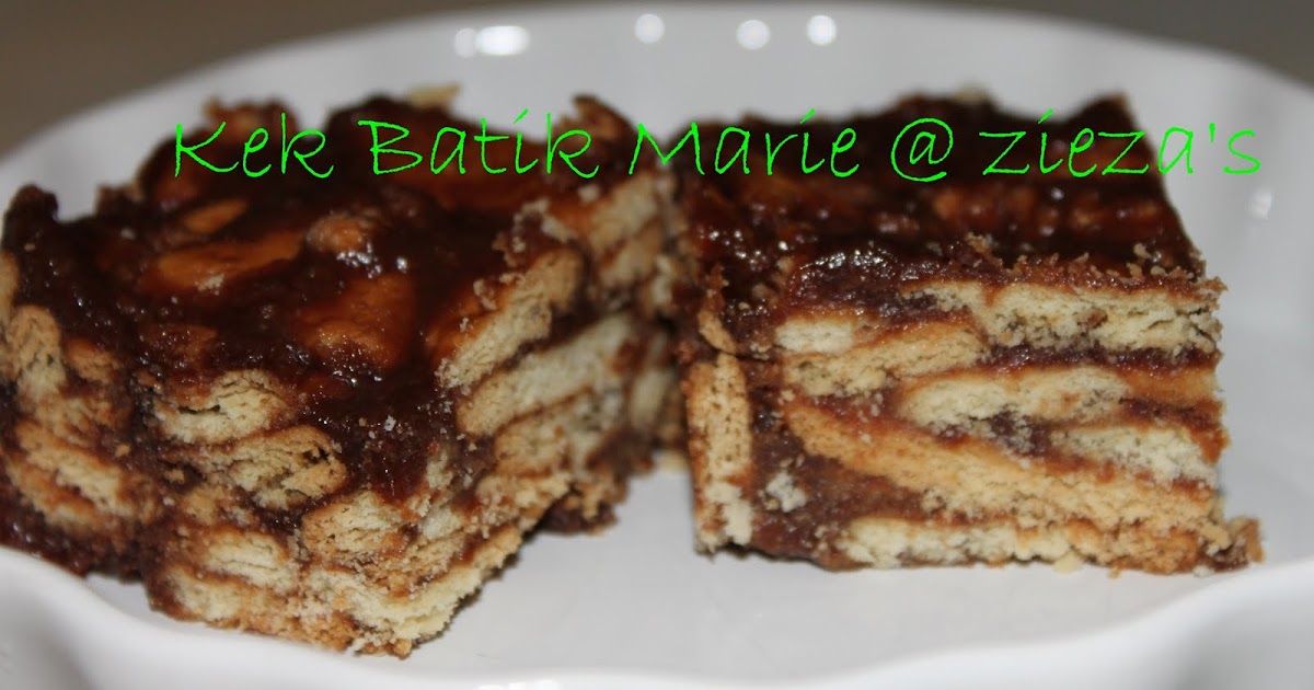 Mostly Desserts: Kek Batik Biskut marie