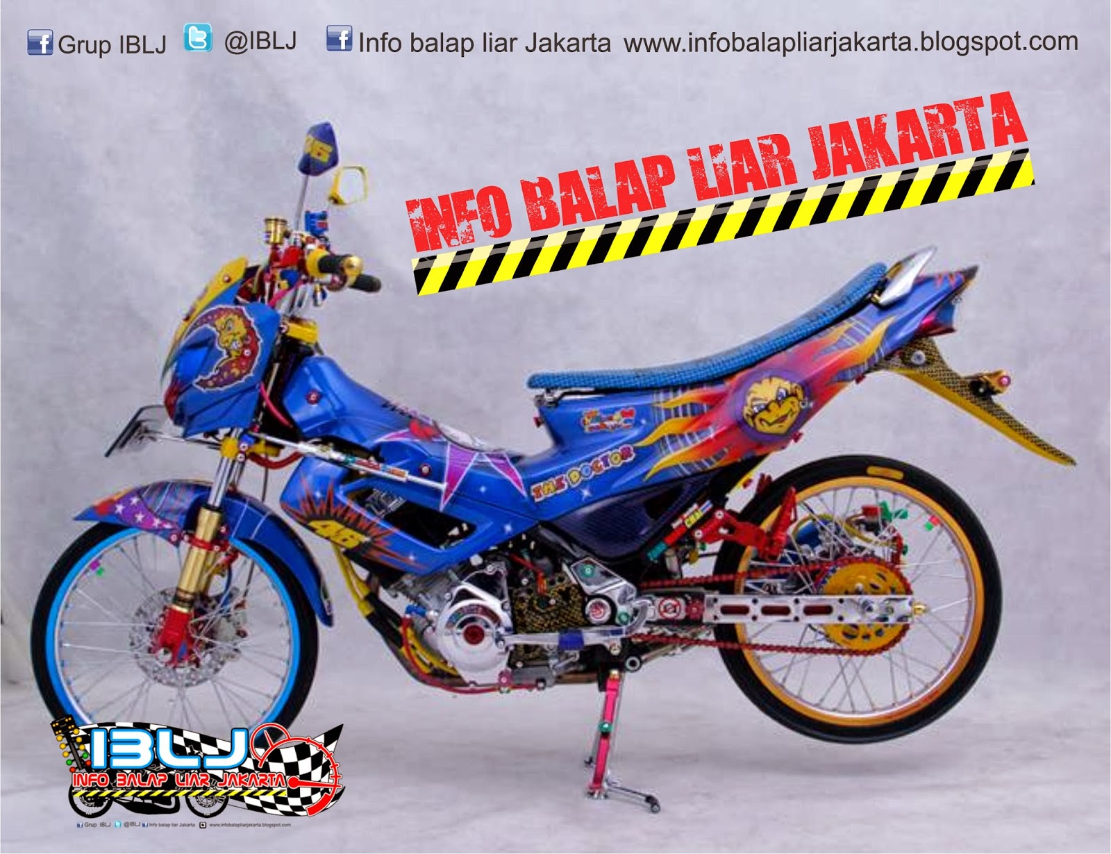 Jakarta Satria FU Lip Lap Garut Jawa BaratInfo Balap Liar