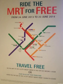 MRT free ride map