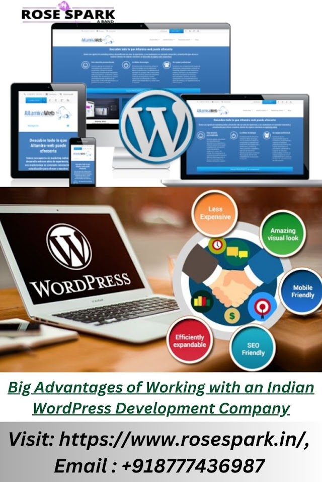 Big Advantages of Working with an Indian WordPress Development Company
