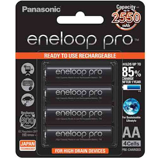 Panasonic eneloop BK-3HCCE/4BN Rechargeable Battery - Pack of 4