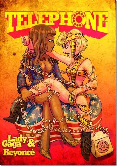 lady gaga e beyonce telephone imagem hq more freak show blog  2