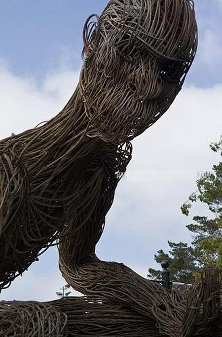 Gigantic Sculpture of Man from the Ropes Seen On www.coolpicturegallery.us