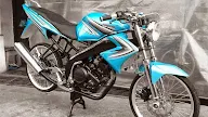 Gambar Modipikasi Motor Vixion Velg Jari jari