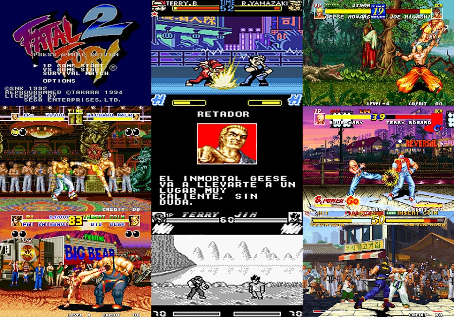 Fatal Fury screenshots capturas