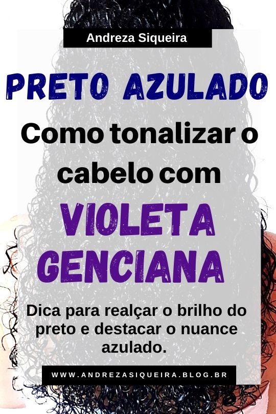 PRETO AZULADO COM VIOLETA GENCIANA