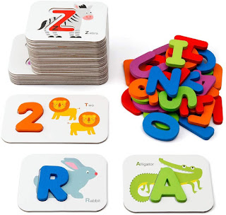 Numbers and Alphabets Flash Cards Set | Amazon