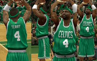 NBA 2K13 Boston Celtics HD Jersey Mod