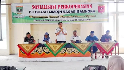 Bersama Dinas Koperasi, dan UKM, Satgas TMMD Adakan Penyuluhan pengembangan UMKM