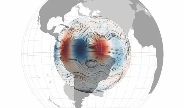 Giant mysterious magnetic waves emanate from the Earth’s core every seven years