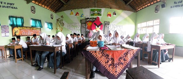 dekorasi ruang kelas sma terbaru