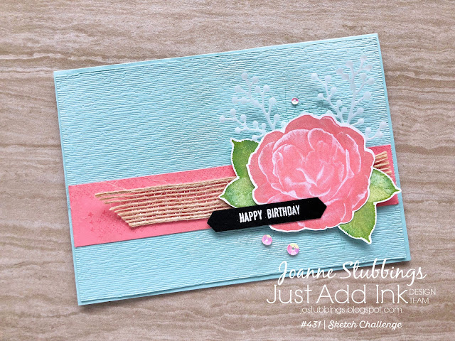 Jo's Stamping Spot - Just Add Ink Challenge #431 using Healing Hugs stamp set by Stampin' Up!