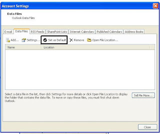 create new  outlook PST file