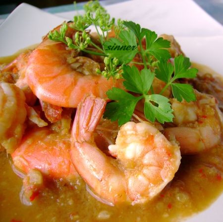 Sambal Assam Prawns