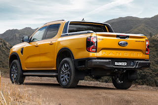 Ford Ranger Wildtrak Double Cab (2023) Rear Side