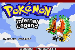Pokemon Infernal Legend GBA Cover