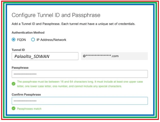 Cisco Umbrella Tunnel to Prisma SDWAN