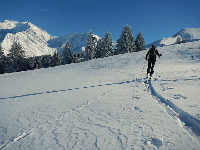 Ski de rando saint gervais-Megève Manu RUIZ