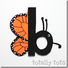 b is for butterfly craft