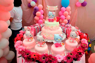 Dekorasi Ulang Tahun Anak Perempuan Tema Hello Kitty 9