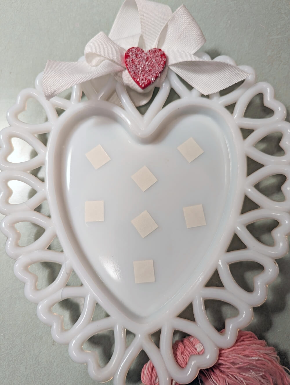 Altered Valentine's Day Plate