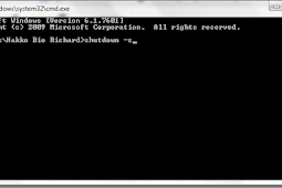 Cara Shutdown Komputer dengan menggunakan Command Prompt dan RUN di Windows 7