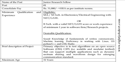 Electronics and Electrical Engineering Jobs in IIT Jodhpur