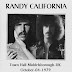 Randy California Band -  Town Hall - Middelsborough- UK- October-04-1979
