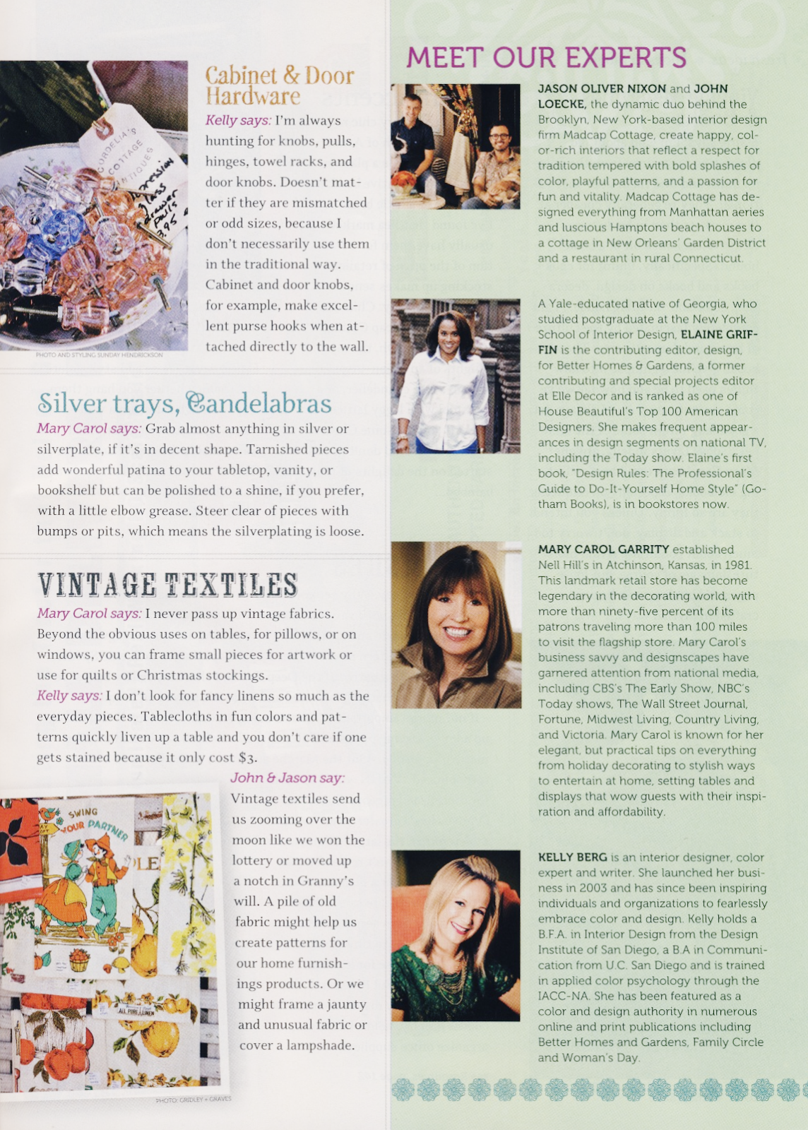 ... Markets and Estate Sales: My Tips Featured in Vintage Style Magazine