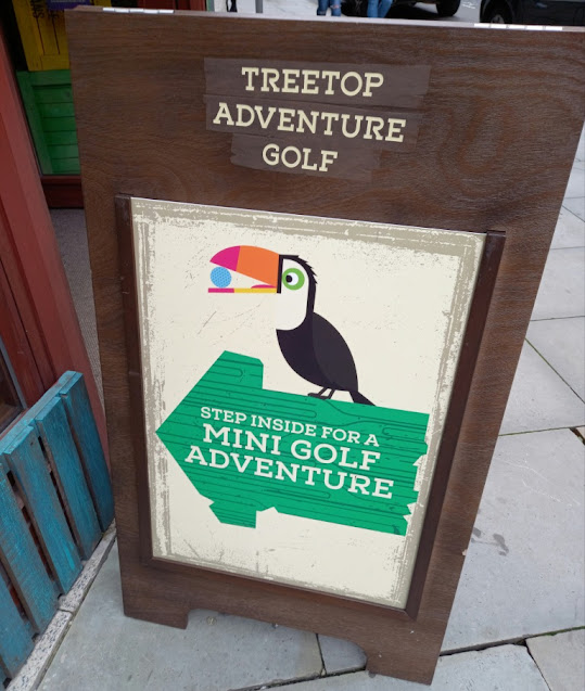 Treetop Adventure Golf at The Printworks in Manchester