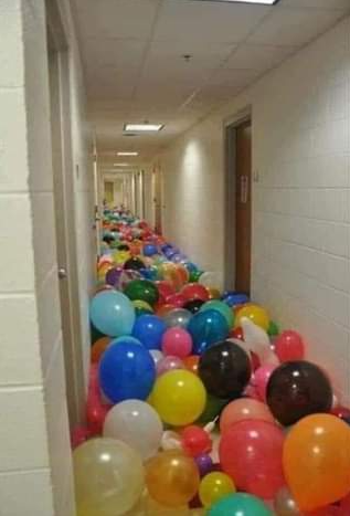 Balões são como a felicidade