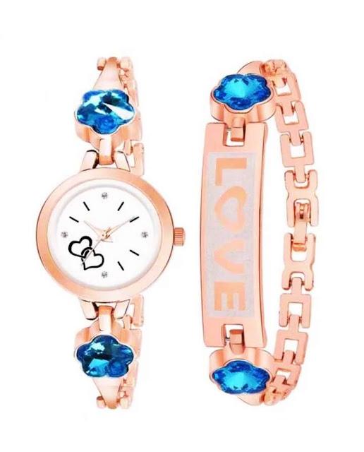 Watch And Bracelet Combo Images For Girl