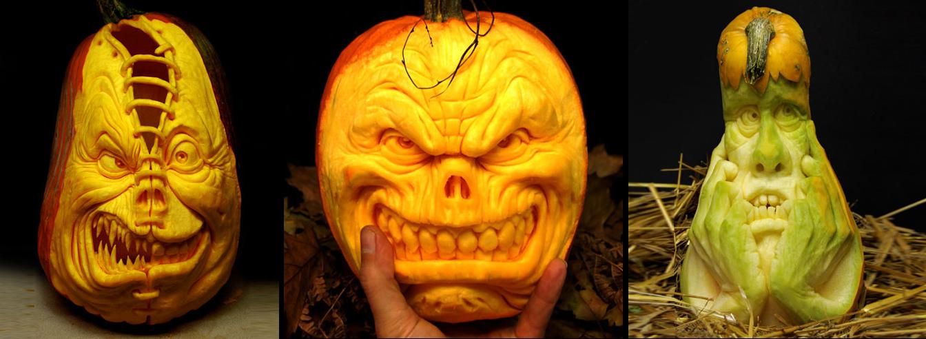 Simply Creative: Awesome Pumpkin Carving by Ray Villafane