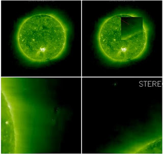 太陽附近 UFO狀物體