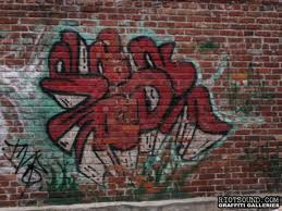 graffiti brick wall design