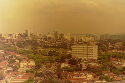 Imagem aérea de São Paulo