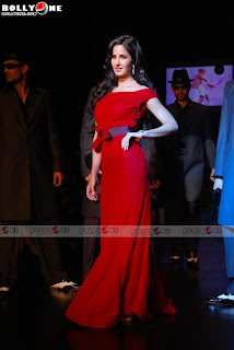 Katrina Kaif Red Dress Ramp Pictures