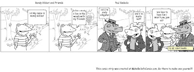 Children's Comic starring a frog, rat and alligator