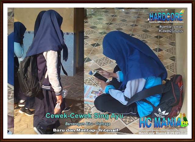 Gambar Siswa-Siswi SMA Negeri 1 Ngrambe Cover Biru - Buku Album Gambar Soloan Edisi 6.2