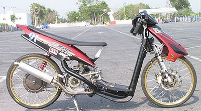 contoh modifikasi mio drag 2013