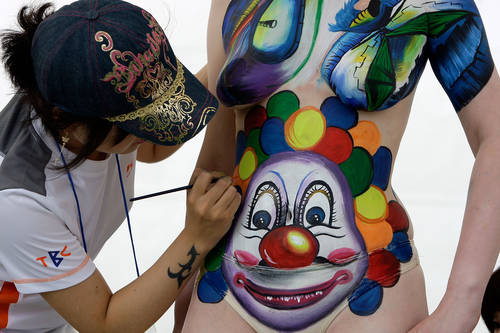 Inspired Body Painting Female