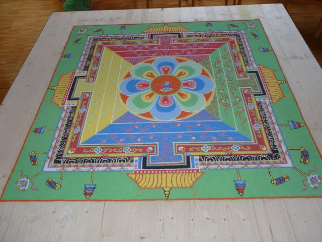 Medizin Buddha, Sandmandala, Sissach