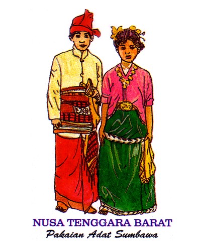 Label Stiker: Pakaian Adat di Indonesia