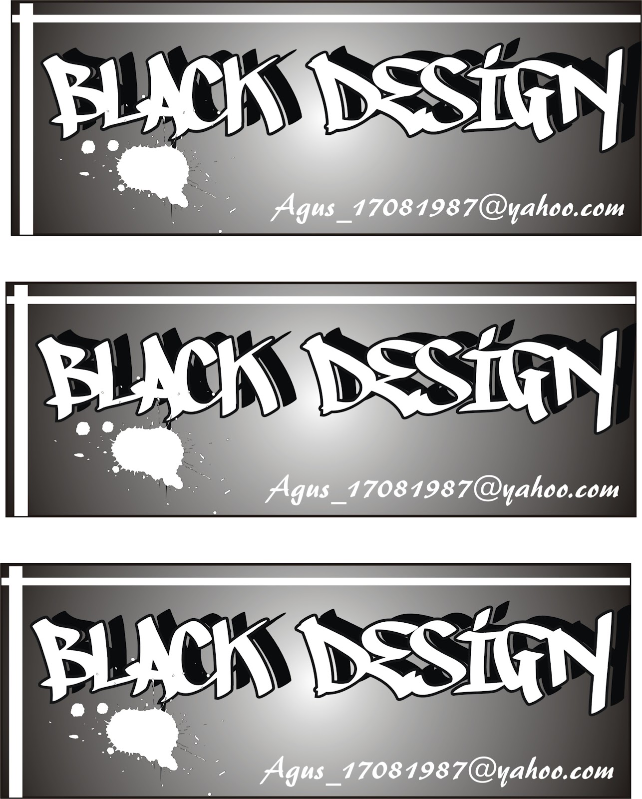 Contoh gambar  desain stiker  sederhana Design Grapics