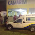 Ambulância da prefeitura de Conceição do Coité é flagrada no parque de vaquejada de Serrinha