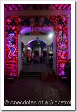 Decorated shop